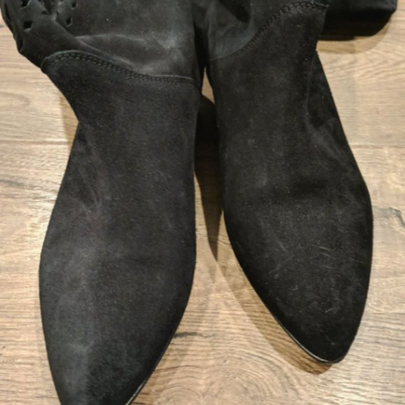 Isabel Marant Soren Black Suede Boots 8.5 (39) - Picture 6 of 7